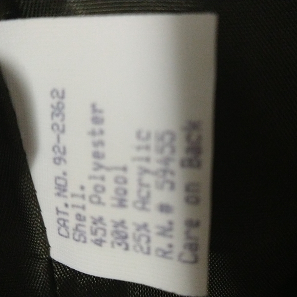 Vintage 90's Double Breasted Blazer Wool Blend Jacket - Picture 11 of 12